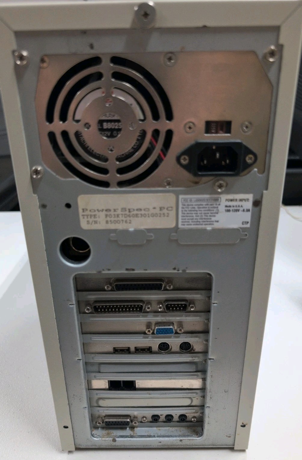 Vintage Custom PowerSpec PC Windows 98 Plus Retro Pc