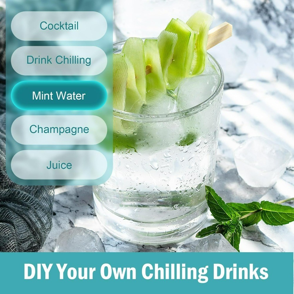 Silicone Ice Cube Trays 3 Pack with Lids 42 Cubes Easy Release Stackable Leak