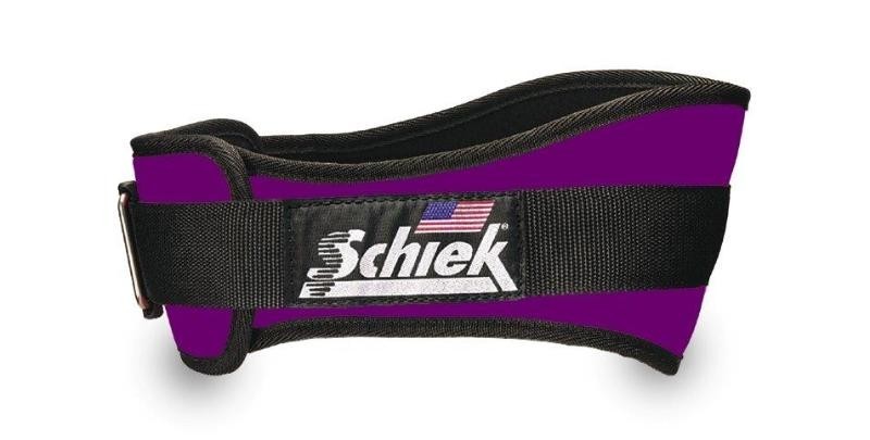Schiek Model 2006 Nylon Purple Weight Lifting Belt Bodybuilding Weight Lifting