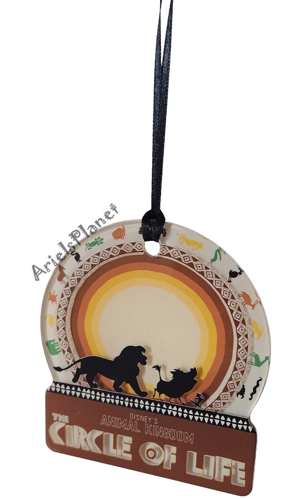 Disney Parks Animal Kingdom The Circle of Life Lion King Acrylic Ornament
