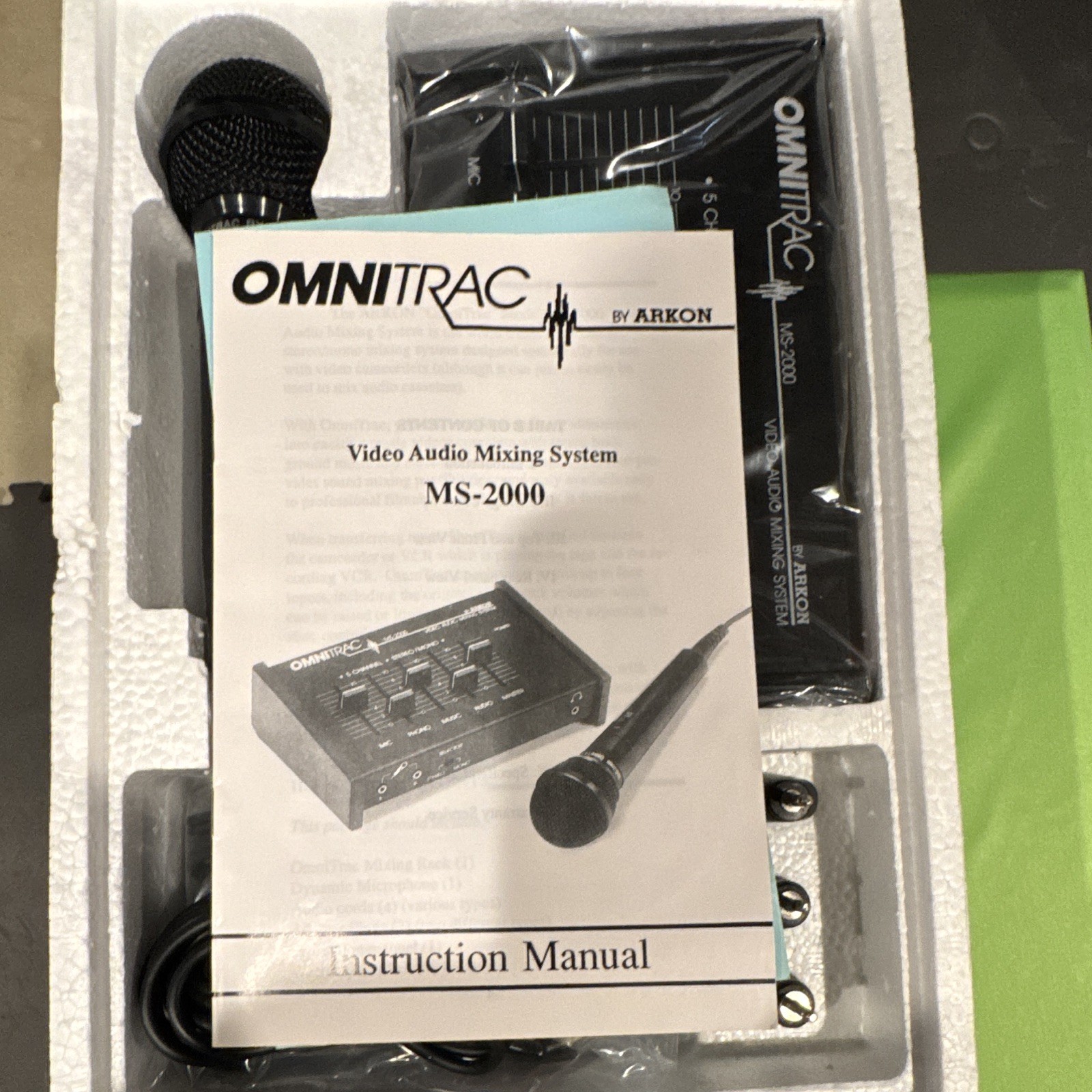 OMNITRAC MS2000 Video Audio Mixing System - Model MS2000, MPN MS2000 - NOSTALGIA