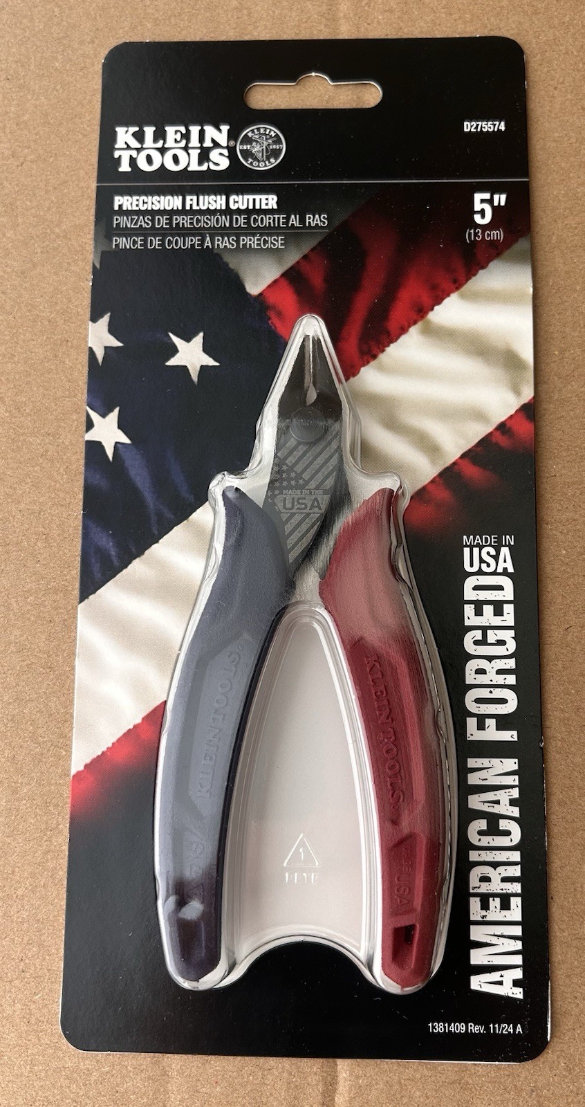 Klein Tools American Forged Precision Flush Cutter