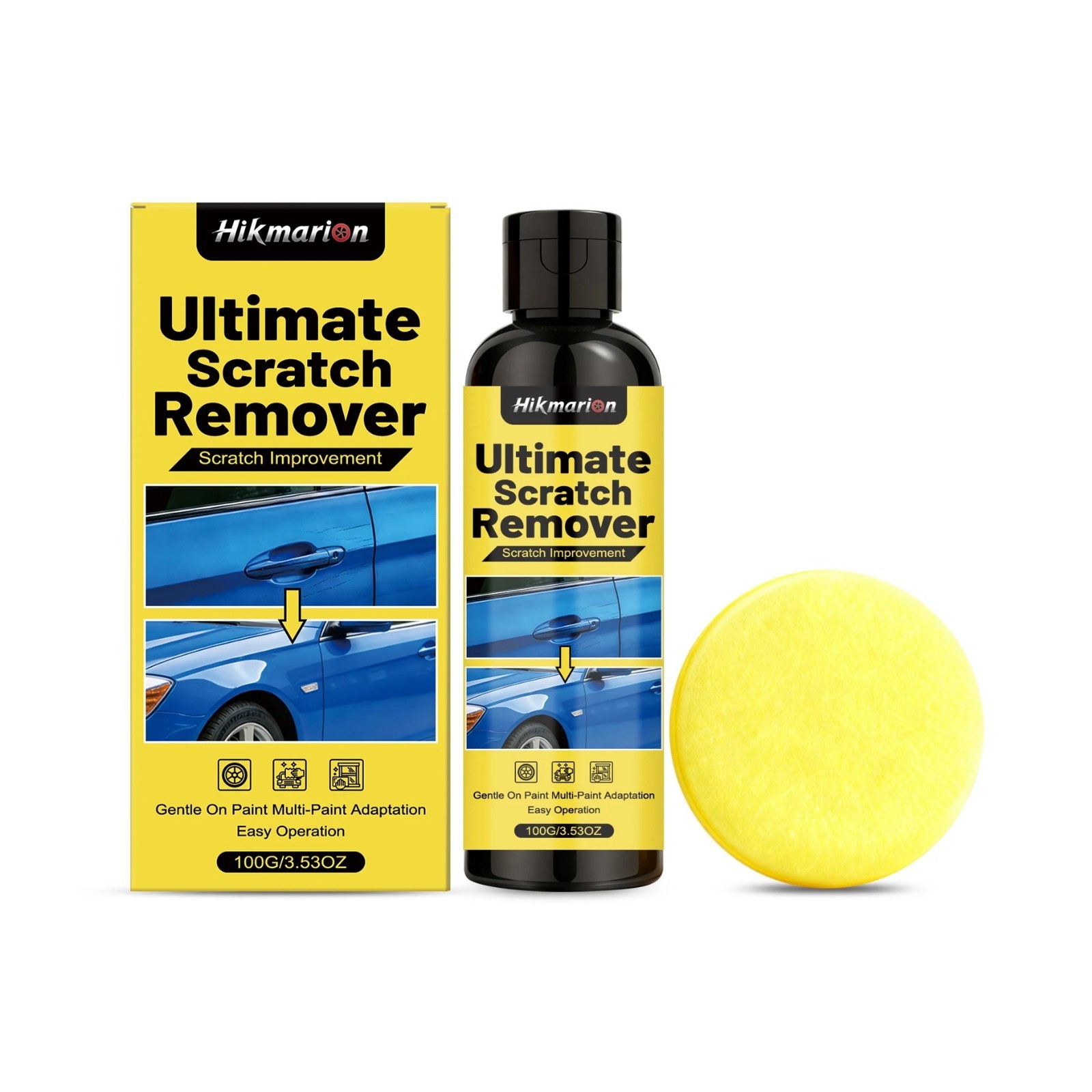 NanoPolix Scratch Remover – Eliminate All Car Scratches In 60 Seconds, Nano Poli