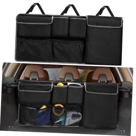 XHRING Car Trunk Organizer Storage Backseat Hanging Bag for Cadillac XT5