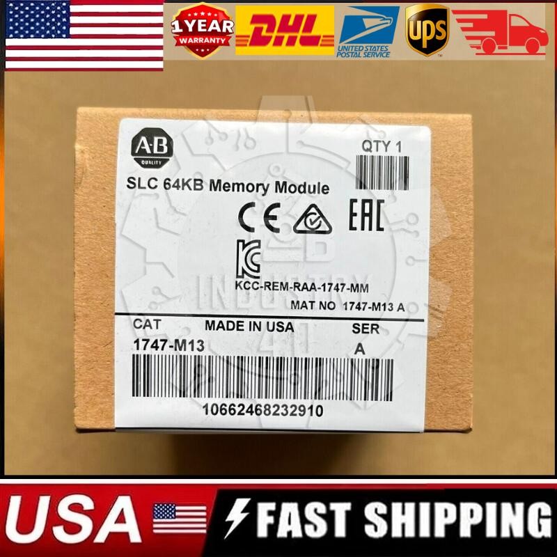 AB 1747M13 SER A SLC EEPROM Memory Module 1747-M13 NEW IN BOX US Free Tax