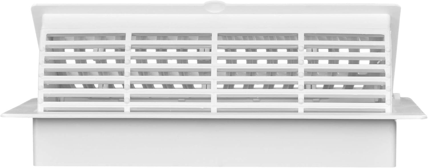 Pop-Up Floor Register, 4 x 10-Inch, White