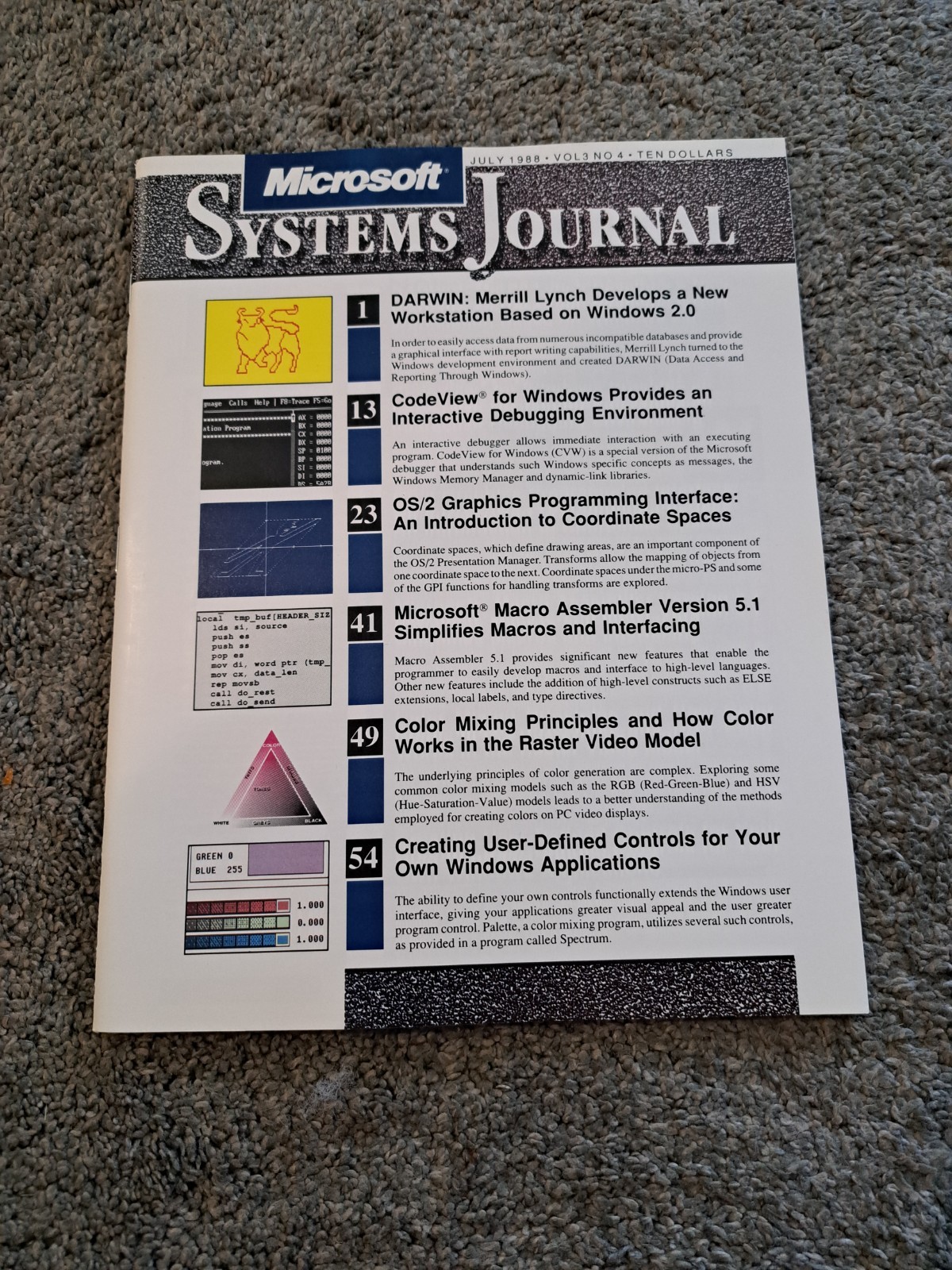 Microsoft System Journal July 1988 Vol. 3 No. 4