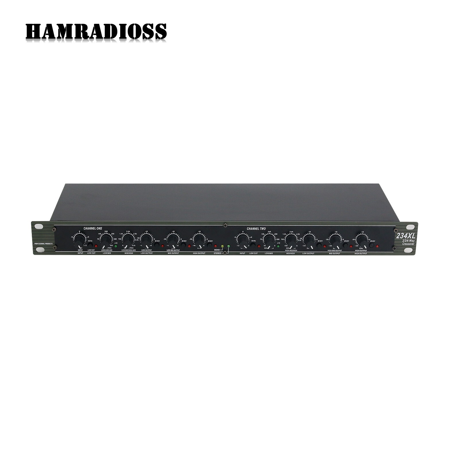 234XL 2-/3-/4 Way Electronic Crossover Audio Crossover Professional for DBX