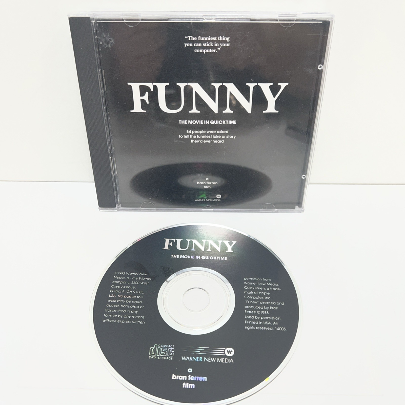 FUNNY A Bran Ferren Film The Movie in Quicktime 1992 Warner - Apple Media