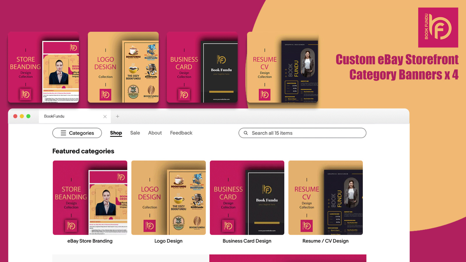 Custom eBay Store Design & Listing Template for Electronics & Tech Accessories