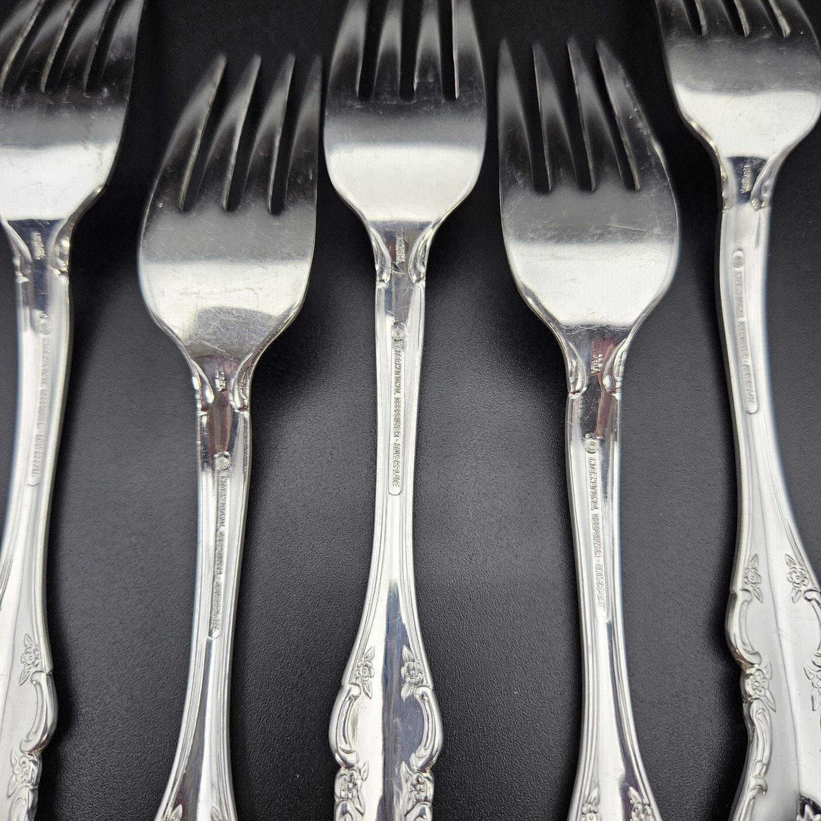 International Silver Orleans 26pc Silverplate Flatware Set Fork Spoon Knife