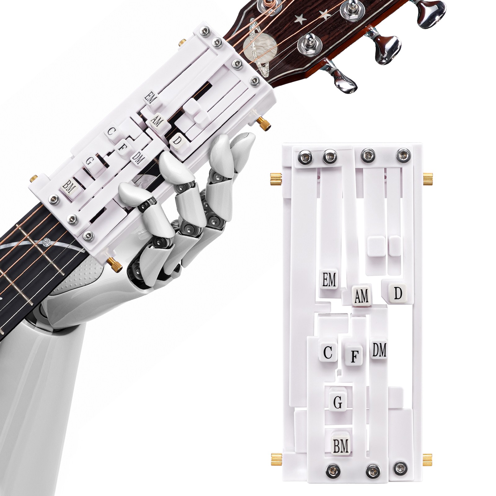 POGOLAB Guitar Chord Trainer Chord Presser Portable‌ Practice Guitar Learning