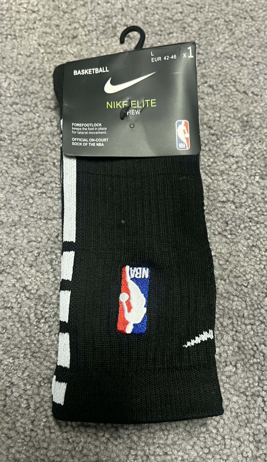 2 Nike Elite Drift NBA Crew Socks Men's Large 8-12