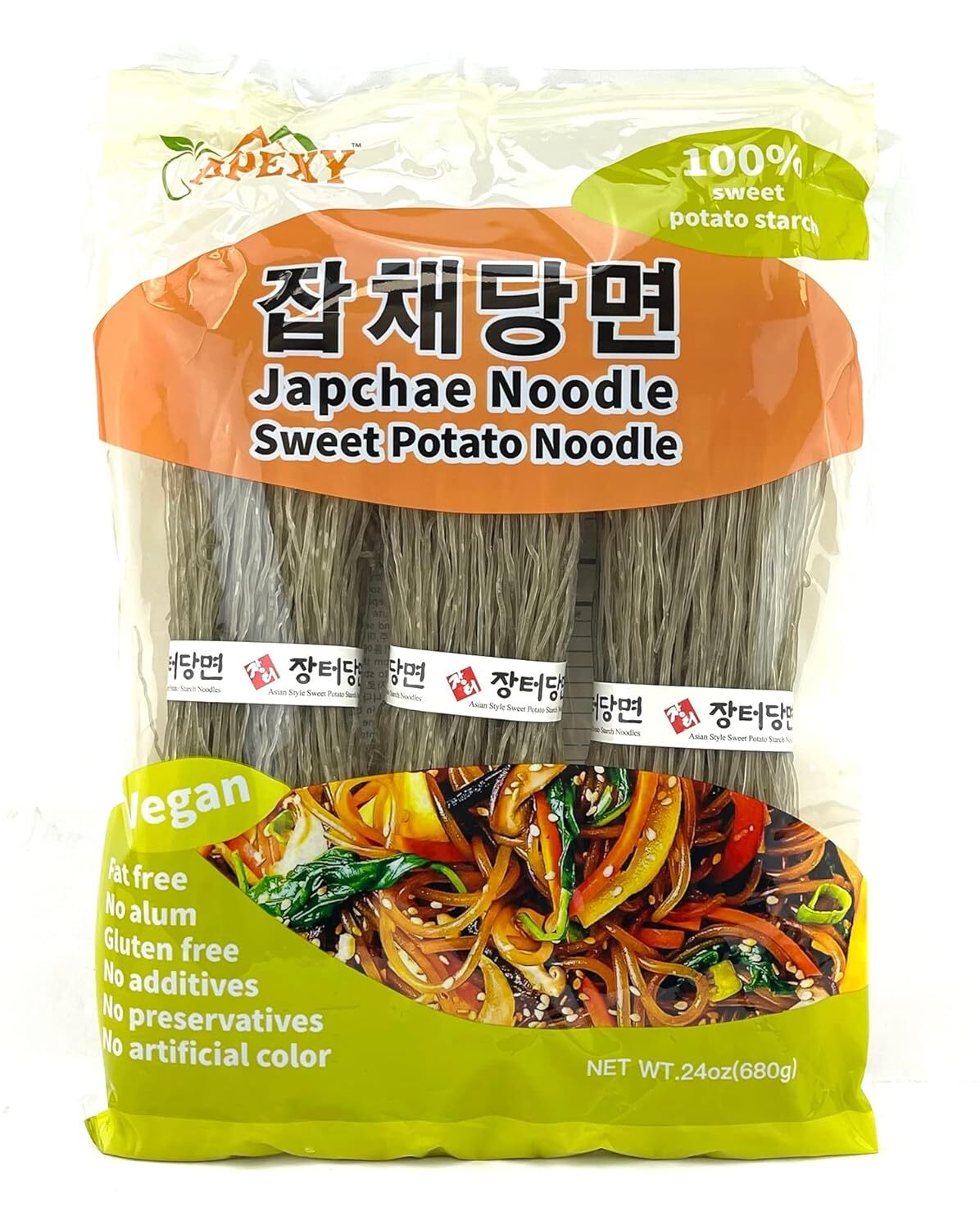 24 Ounce Sweet Potato Noodles Gluten Free Japchae For Vegan Meals