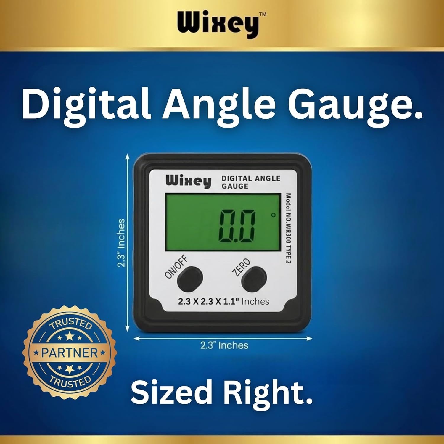 Digital Angle Gauge with Backlight – Easy-To-Read Magnetic Digital Angle Finder
