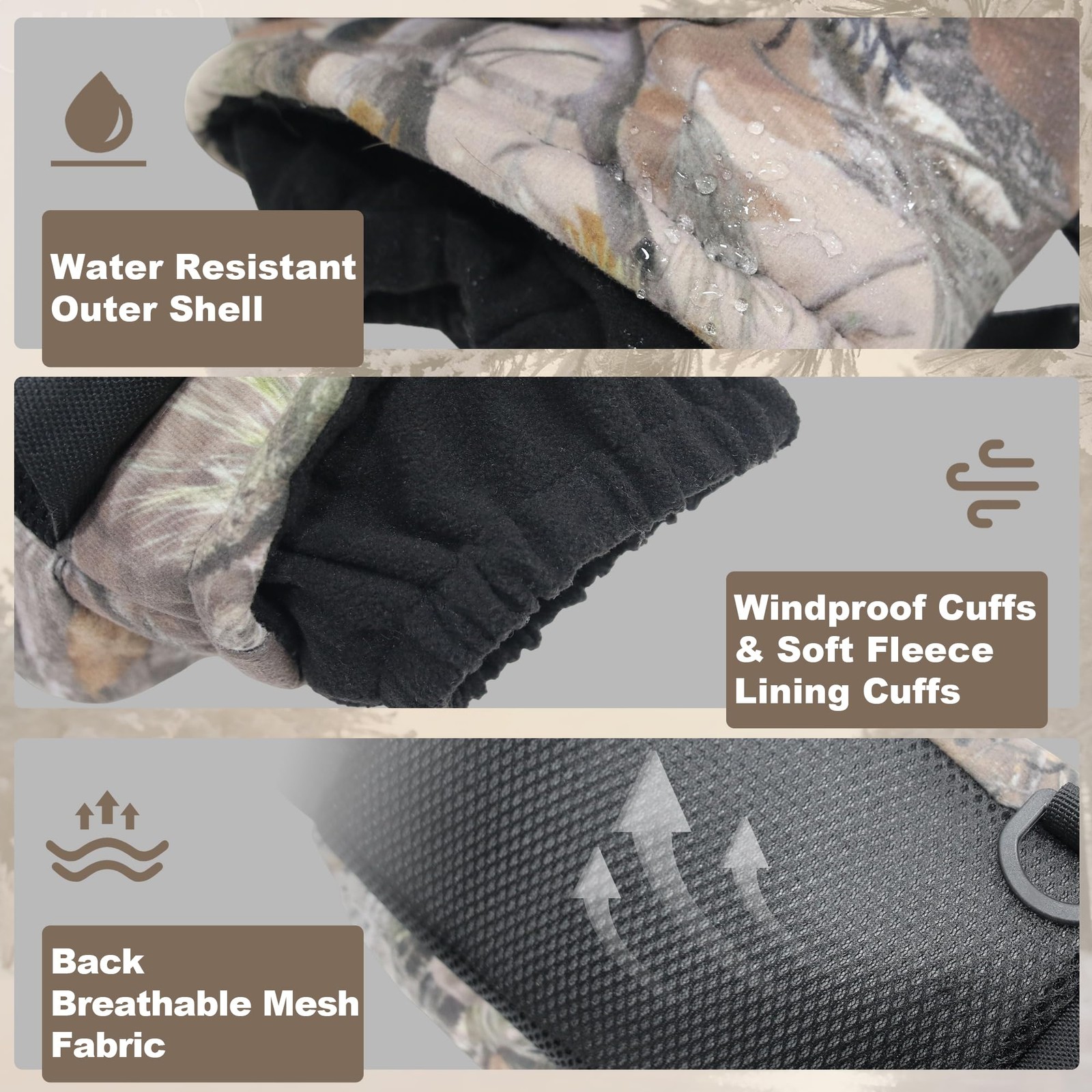 MYDAYS OUTDOOR Camo Waist Pack Bag with Handwarmer,Hunting Fanny Pack with Ad...