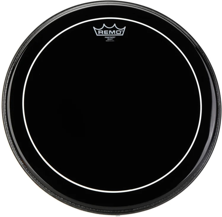 Remo Ebony Pinstripe Drumhead - 16"
