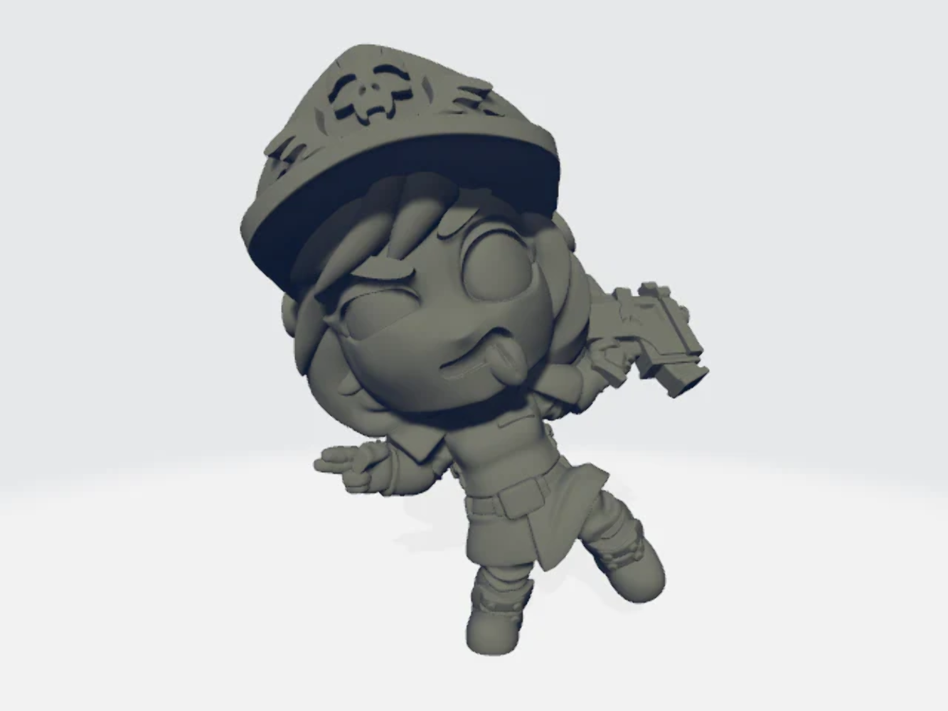 Chibi SoC - Commissar Cosplay Guard