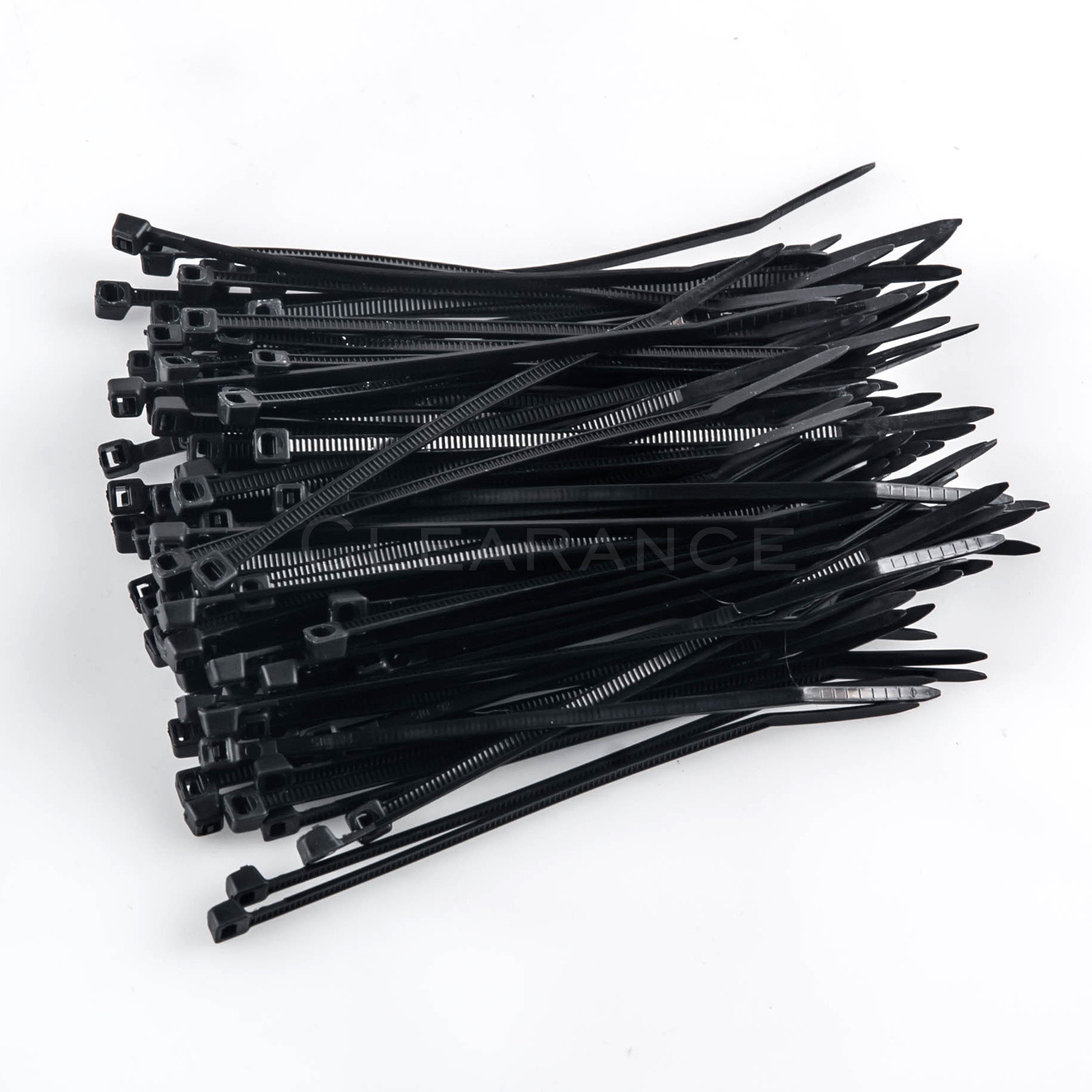 BLACK WIRE CABLE ZIP TIES 18LBS INDUSTRIAL 4" 18lbs