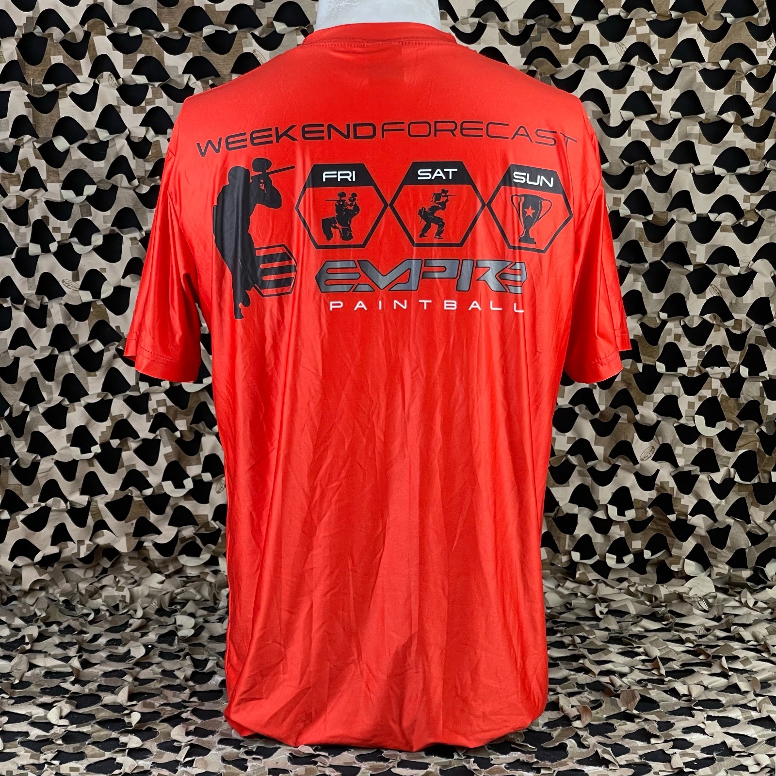 NEW Empire Weekend Stretchy Soft T-Shirt - Red - X-Large