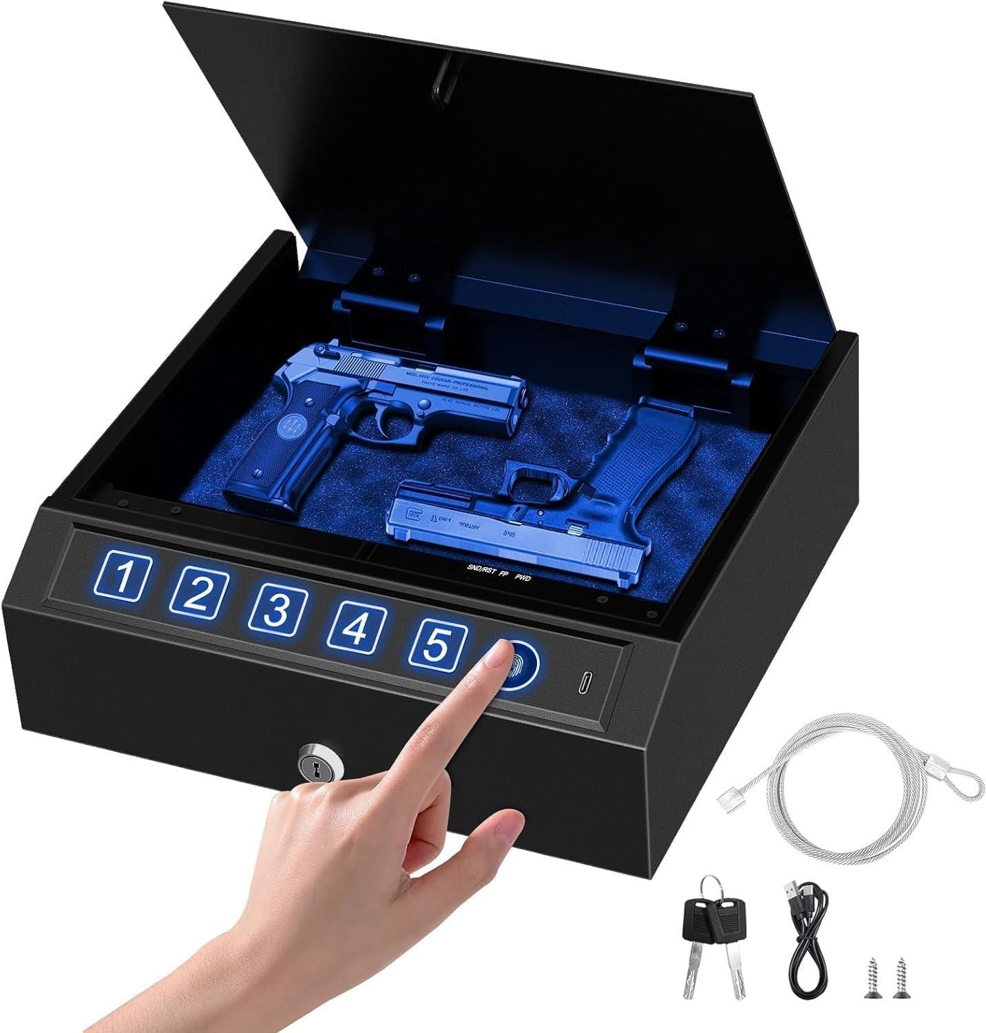 Biometric Fingerprint Safe for Safes | Fingerprint PIN Key