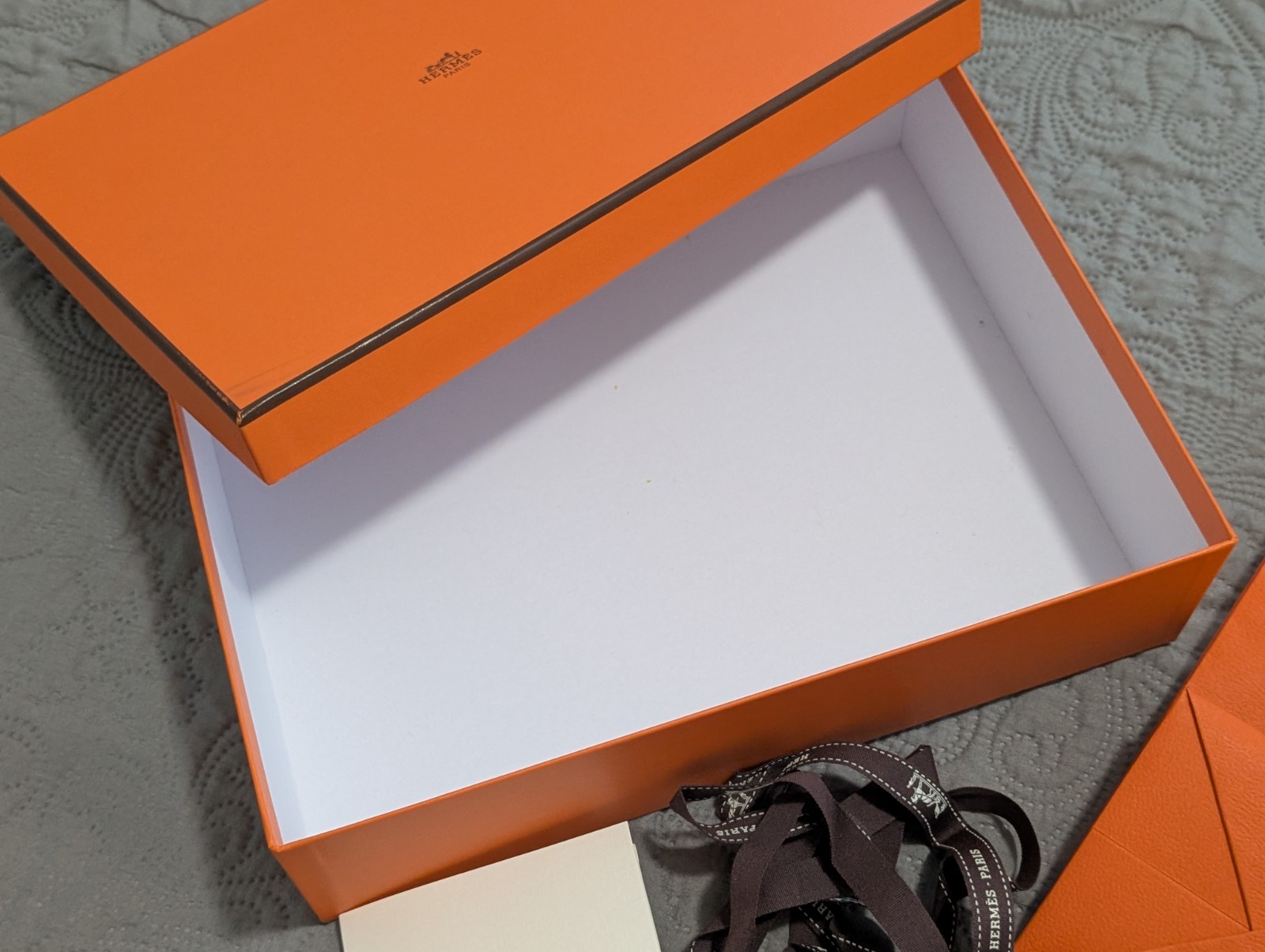 New Authentic Hermes Gift Box Paper Box Shoes Box Boxes Luxury Empty Packaging