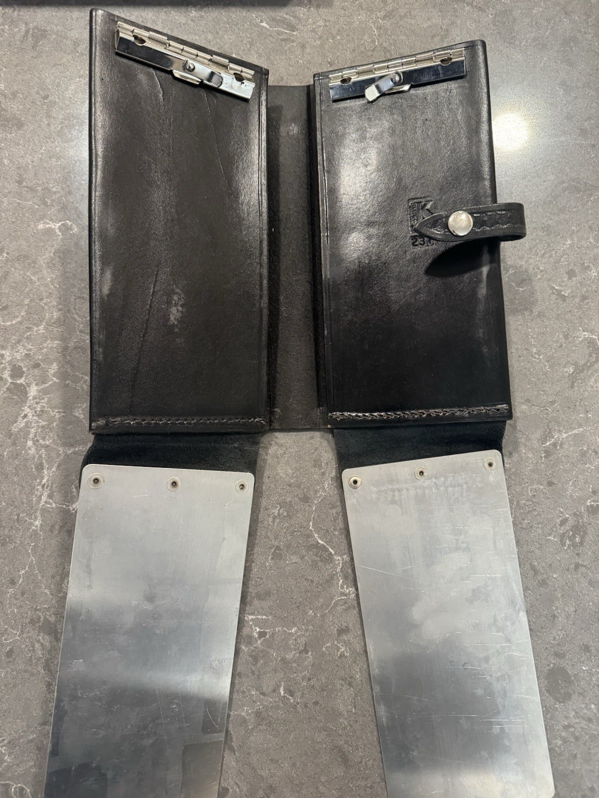 Triple K Leather Basketweave Double Citation Book