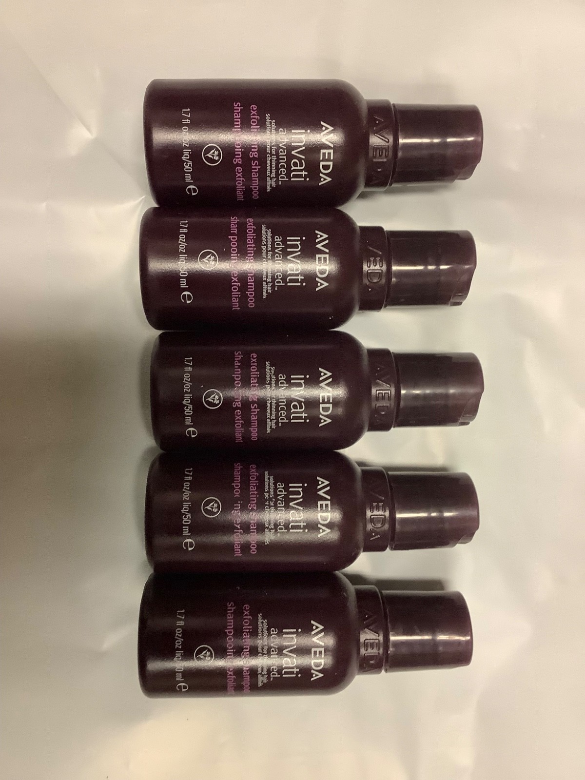 5*Aveda Invati Advance Exfoliating Shampoo Shampooing Exfoliant 1.7fl oz