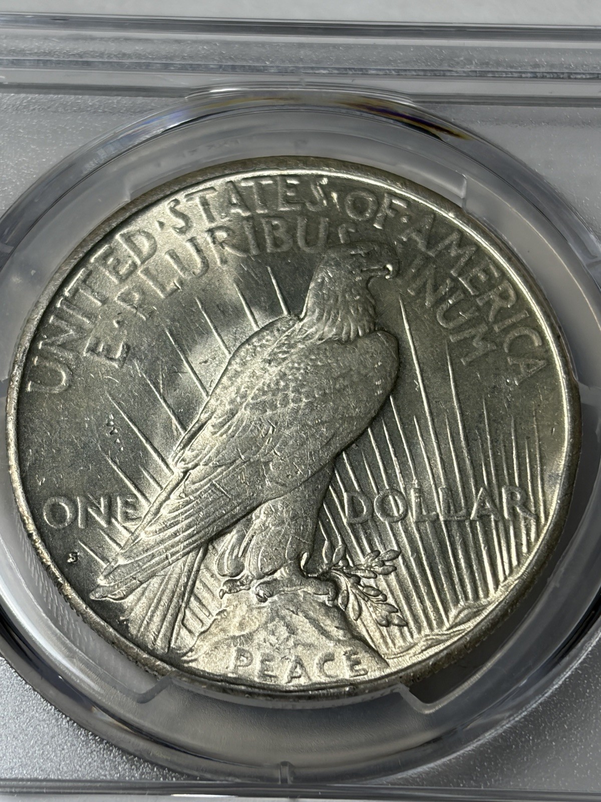1934-S PCGS UNC Details Peace Silver Dollar