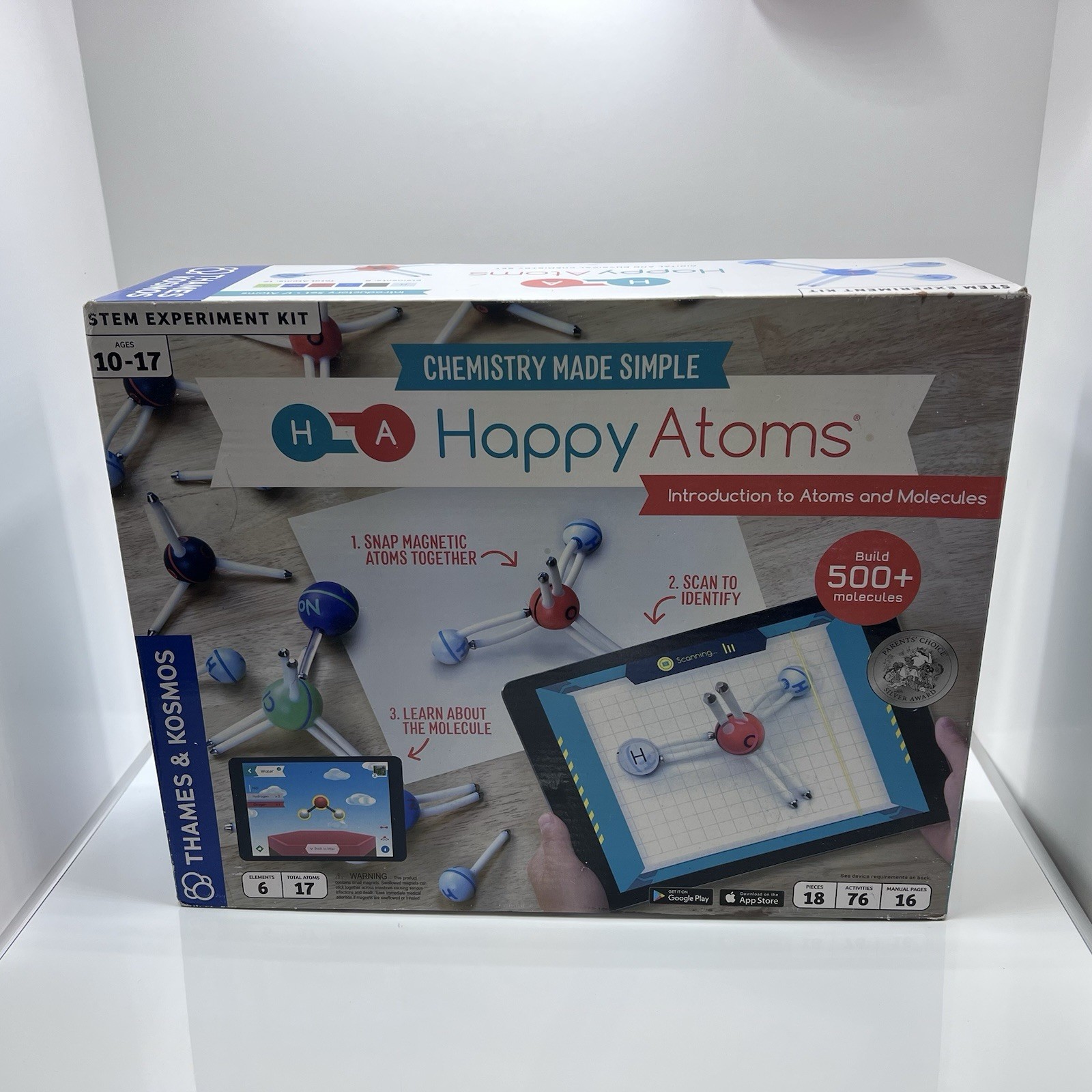 Thames & Kosmos Happy Atoms Magnetic Molecular Introductory Set New/Sealed