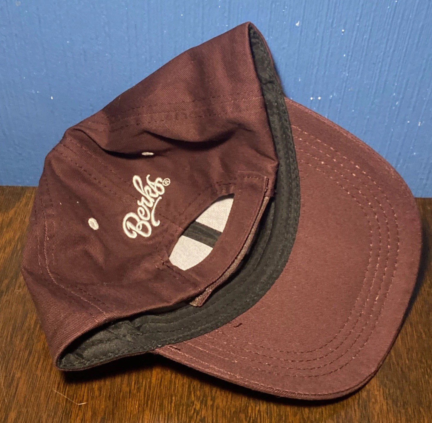 LEHIGH VALLEY IRONPIGS Strapback Hat - Retro Phillies Script Maroon MiLB SGA Cap