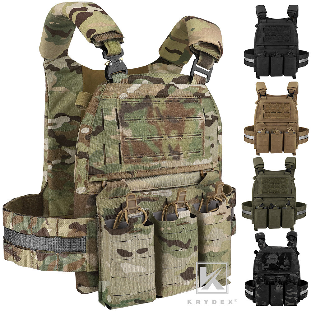KRYDEX FCPC V5 Plate Carrier with Tegris Assault Cummerbund & KTAR Front Flap
