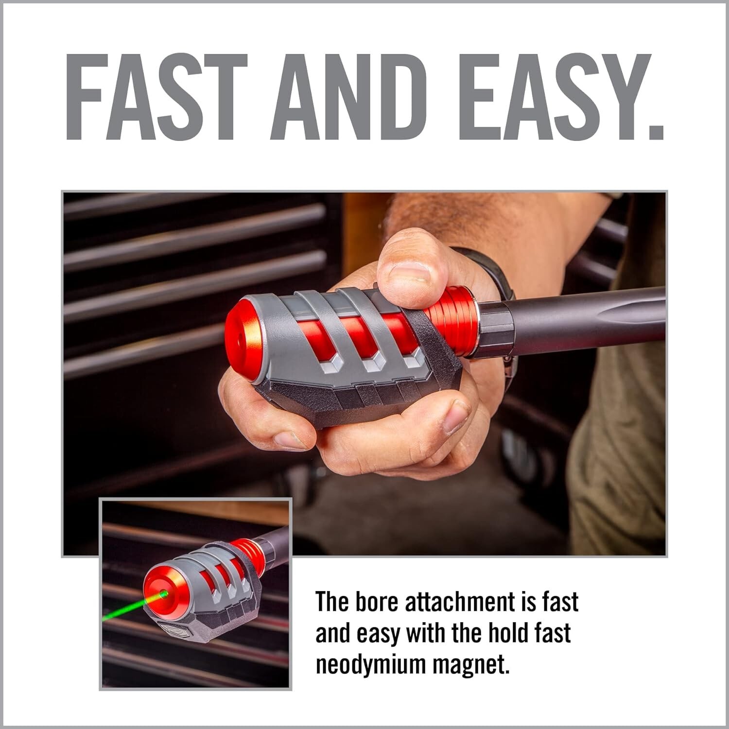 Real Avid Bore Sighting Laser Green Laser Bore Sight Kit Multiple Caliber AVVMBS