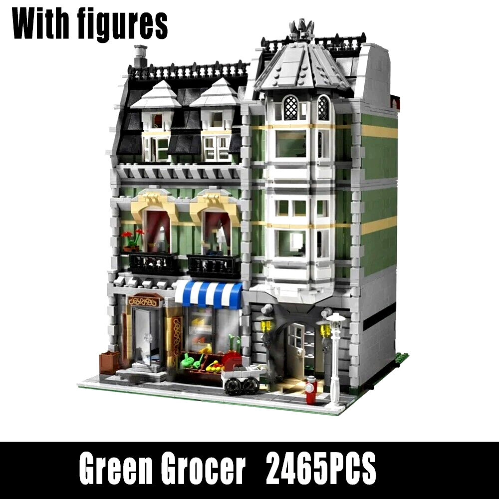 Creator Expert Green Grocer Compatible Modular Building Blocks MOC Set 2465Pcs