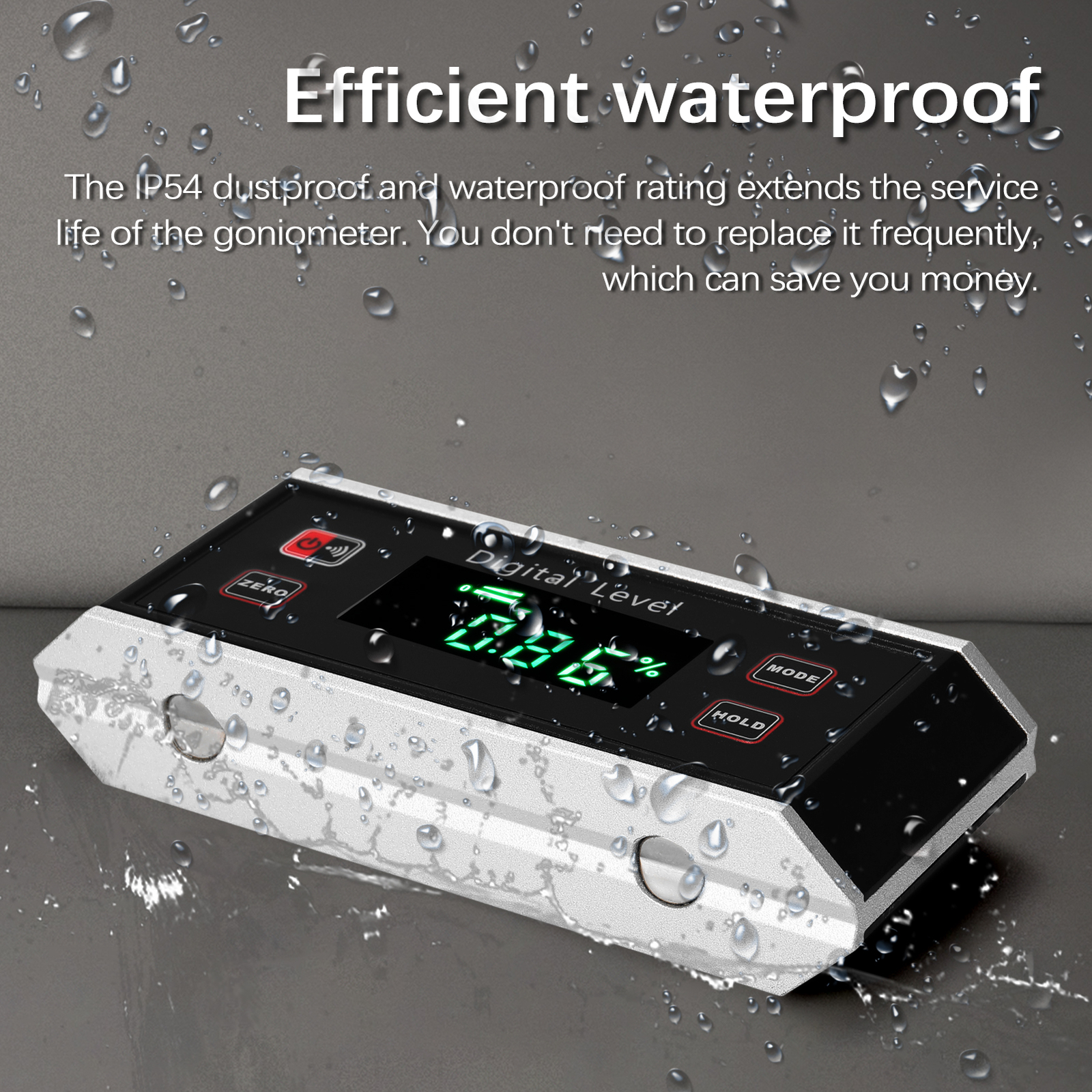 High Precision Angle Finder IP54 Dustproof Digital Protractor Inclinometer Y9E3