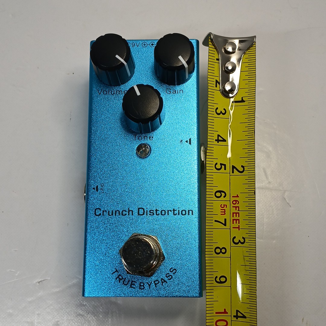 Guitar Pedal 🔥 Shred Ready! Mini Crunch Distortion Guitar Effect Pedal DC 9V V