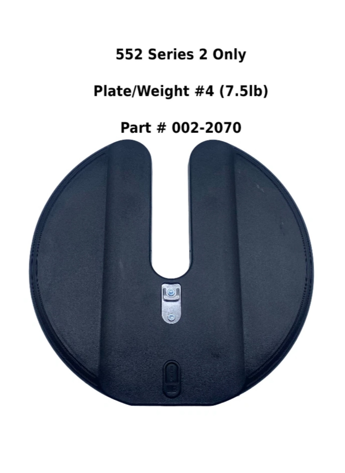Replacement #4 2nd Largest Bowflex SelectTech 552 Series 2 Dumbbell Weight Plate