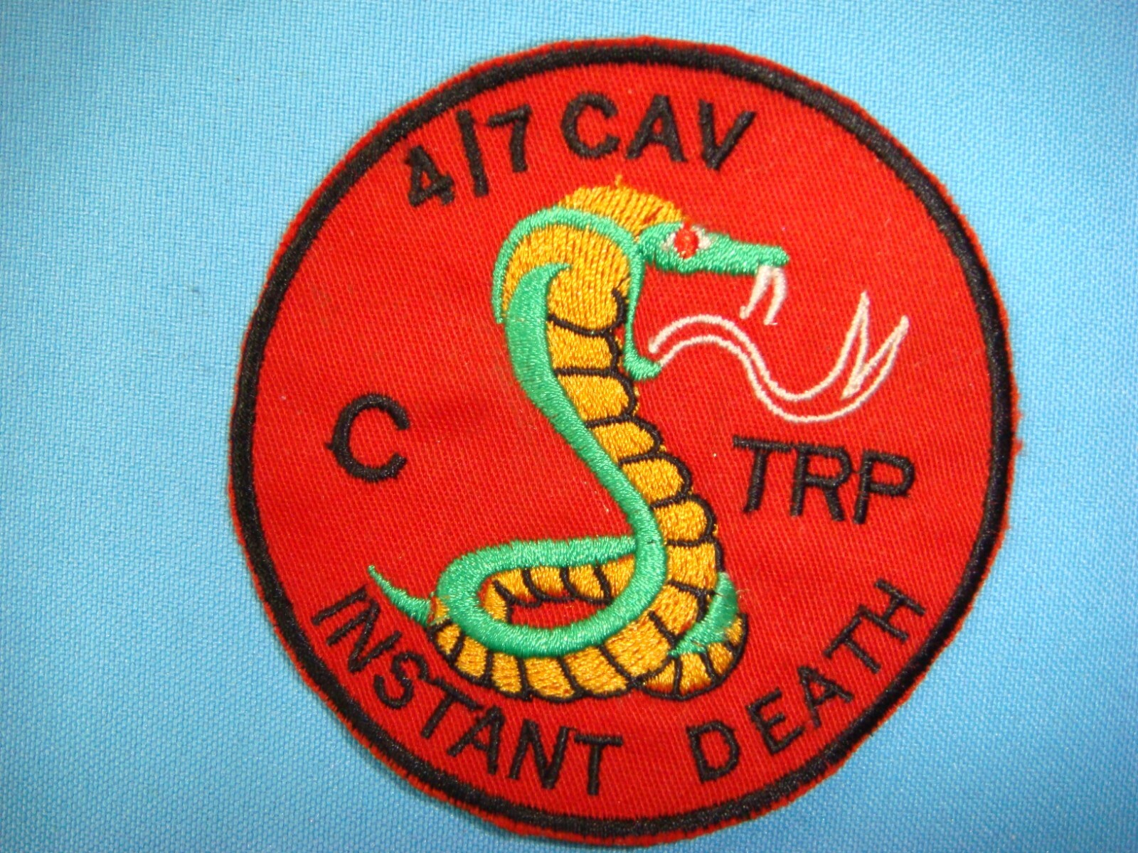 VIETNAM WAR PATCH, US 125th AVIATION Co. (AH) GUNSLINGERS
