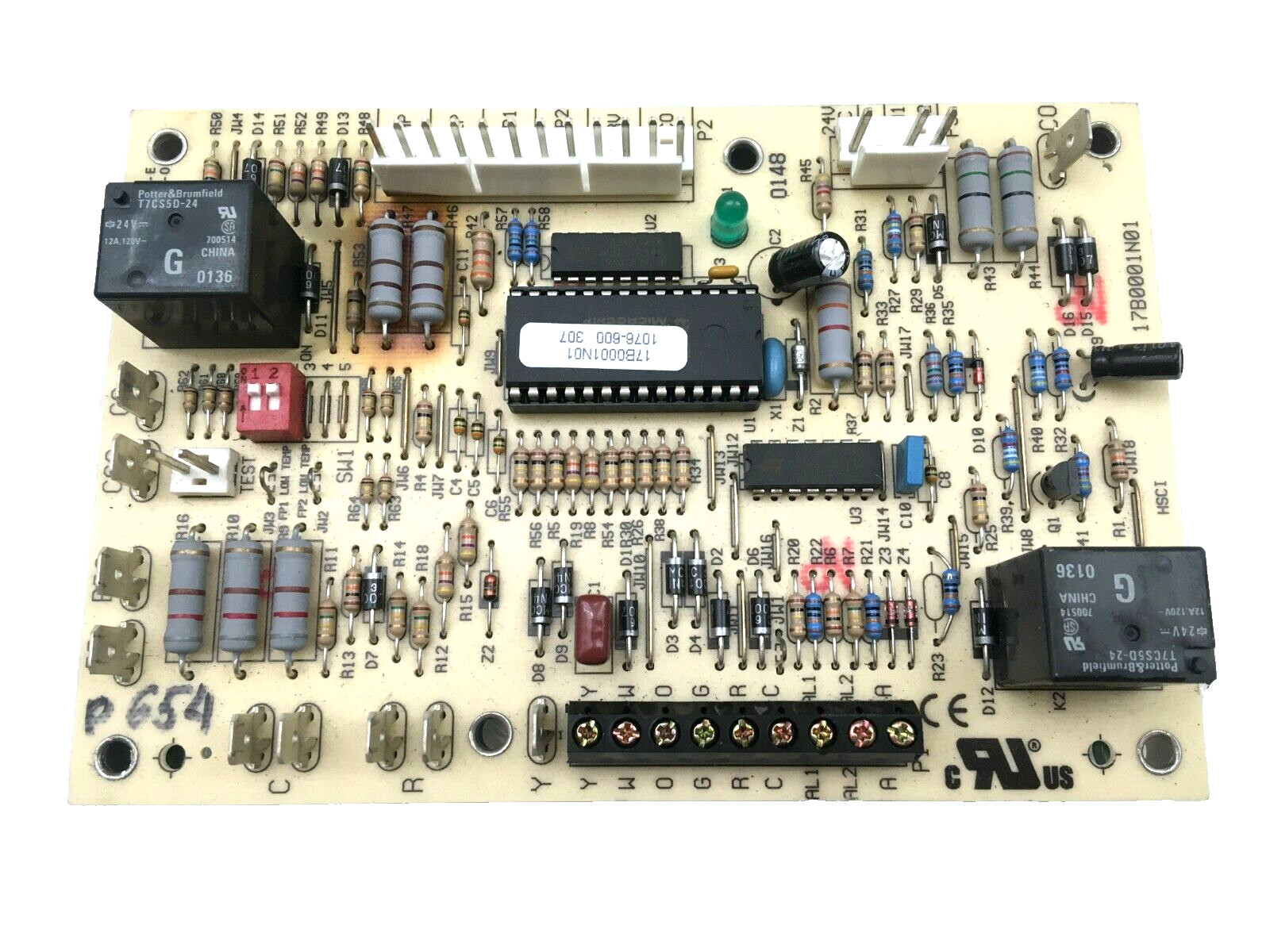 ClimateMaster 17B0001N01 Heat Pump Control Board 1076-600 used #P654