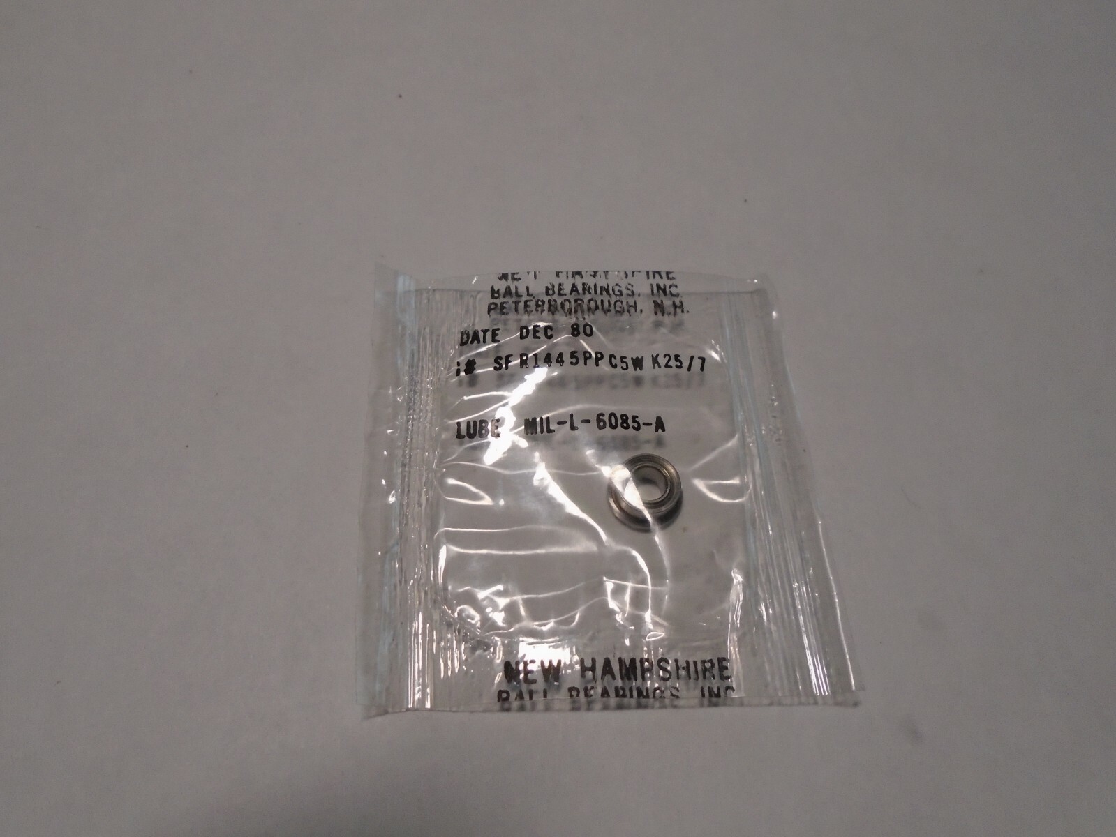 NHBB SFR144 0.13X0.25X0.11 STAINLESS STEEL FLANGED PRECISION BEARING DR66