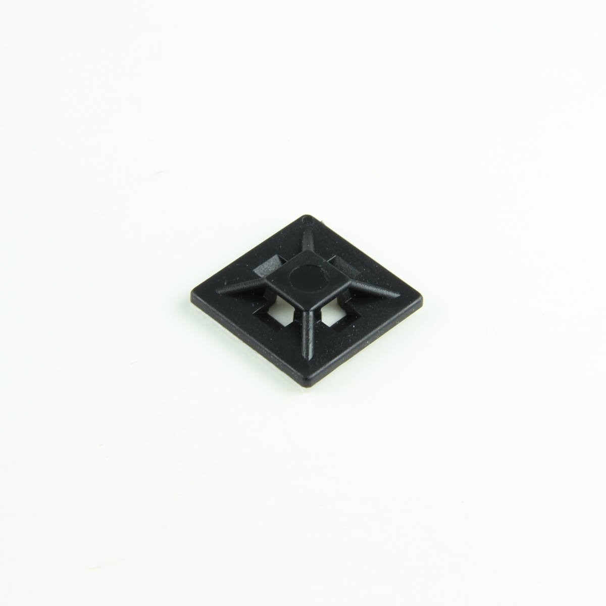 0.75" UV Black Cable Tie Mounts - (pack of 50)