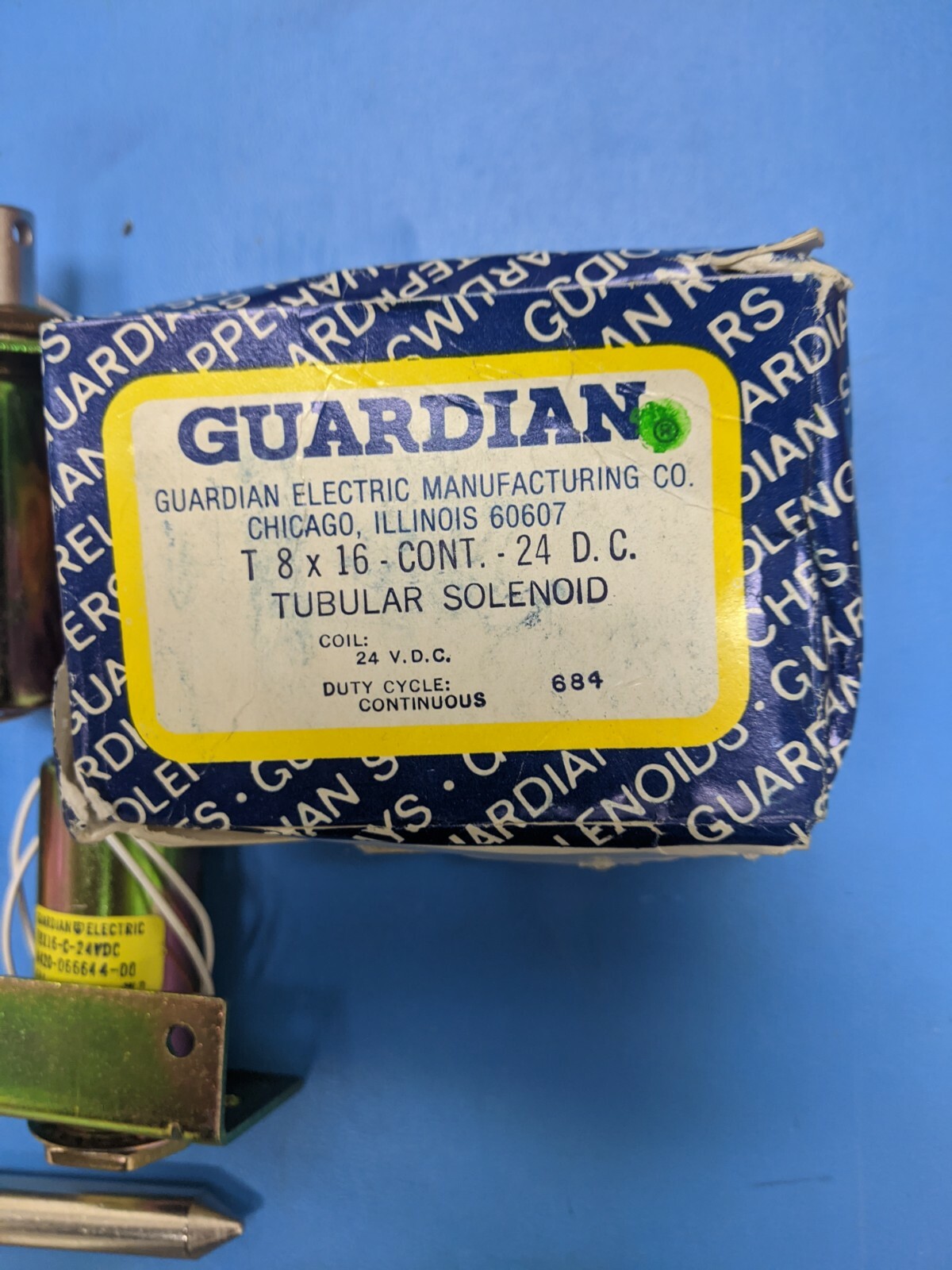 GURDIAN TUBULAR SOLENOID T8 x16 CONT 24 DC ( ONE )