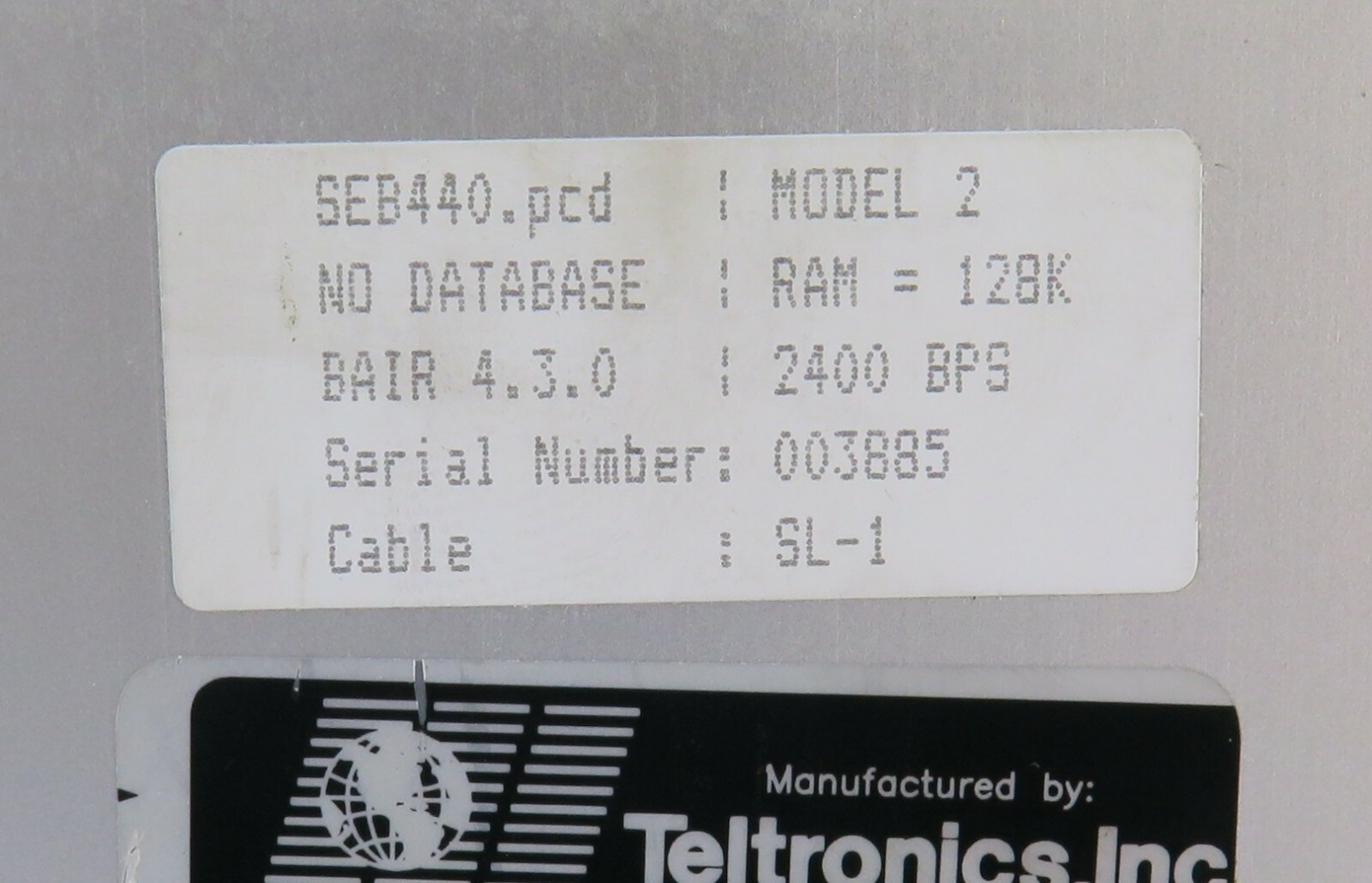 Teltronics GTE SEB II Site Event Buffer