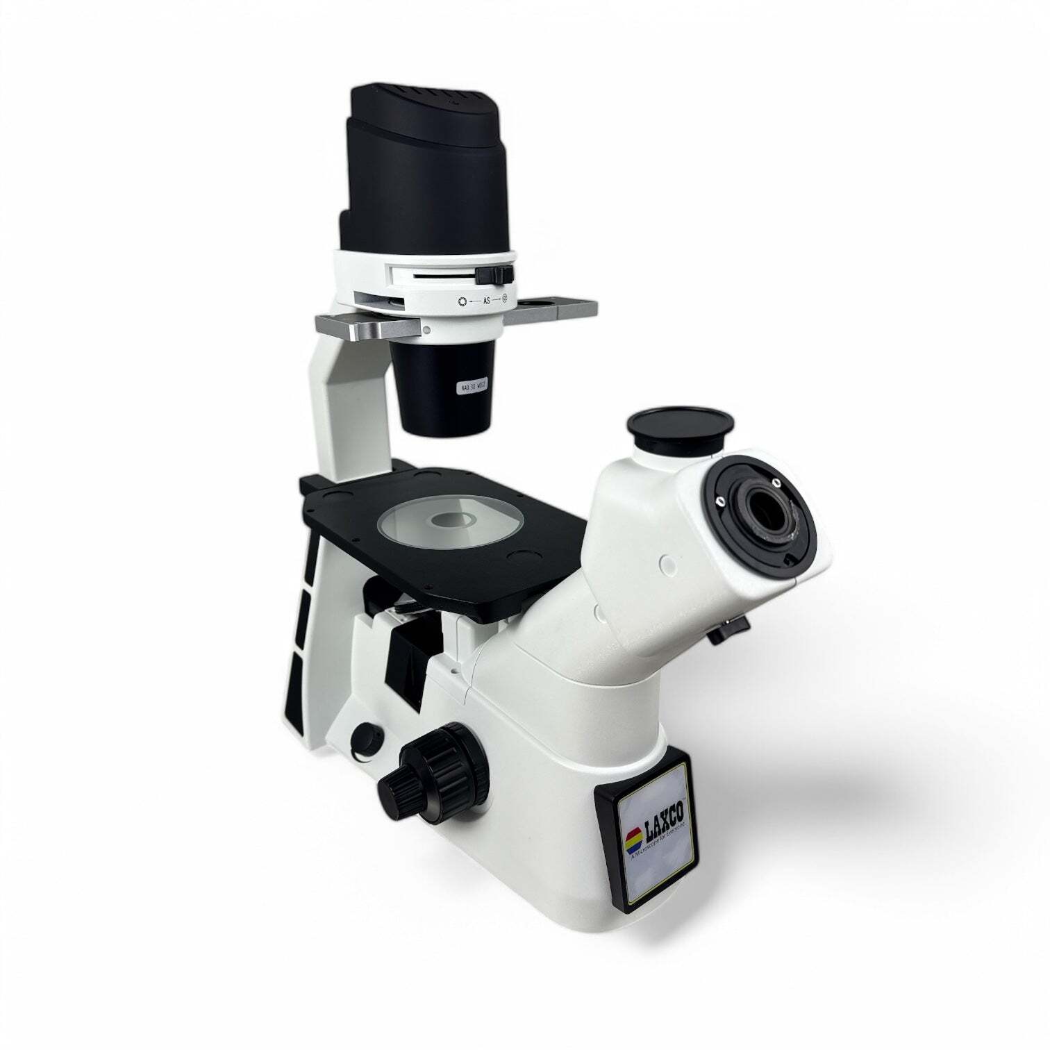 LAXCO LMI3000 Microscope Stand (LMI3-PH2) – No Objectives – Broken Binocular Hea