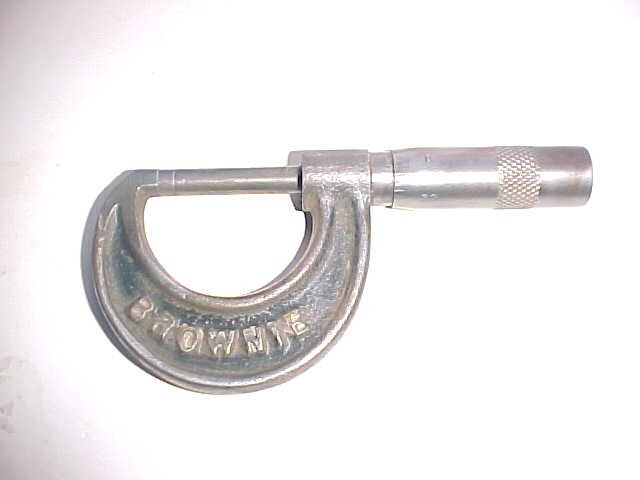 Vintage Brownie Outside Micrometers 0-1"