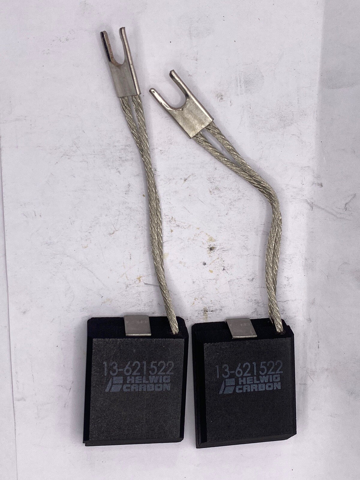 Lot Of 2 HELWIG CARBON MOTOR BRUSH 5410 2-1/8"L 1-1/2"W 5/8"TH 621522