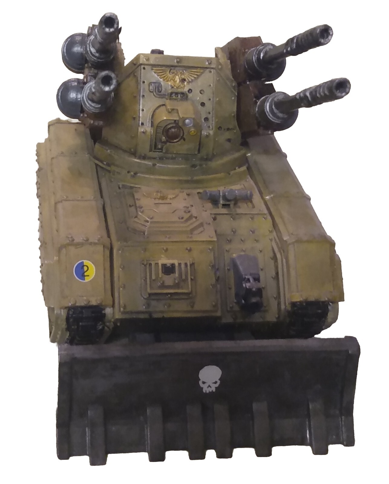 Warhammer 40K Armoured 3 In 1 Custom Support Tank Conversion: Magnetized Weapons
