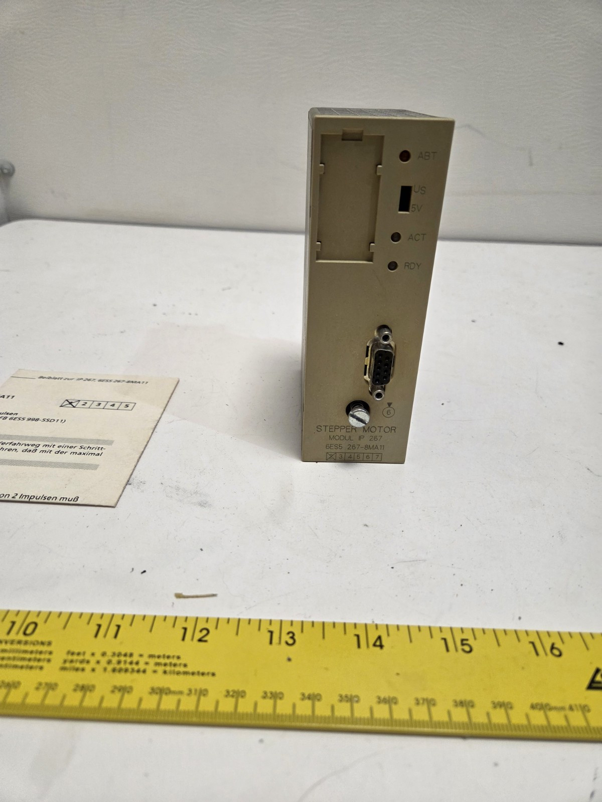 Siemens Simatic S5 6ES5 267-8MA11 Stepper Motor Module