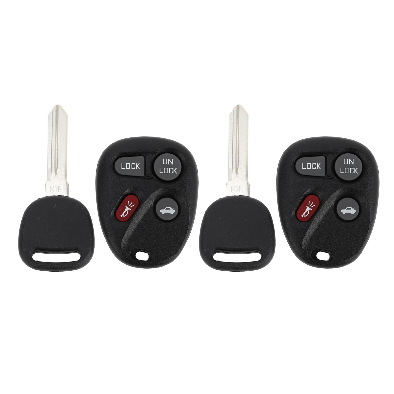 X AUTOHAUX 2 Set 315MHz KOBLEAR1XT Keyless Entry Remote Ignition Transponder ...