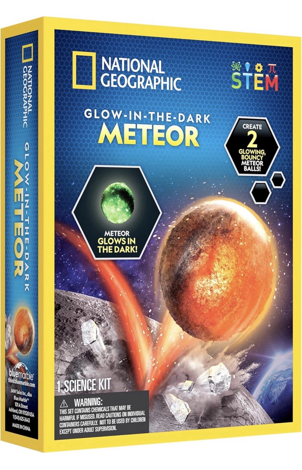 National Geographic Glow-In-The-Dark Meteor Science Kit
